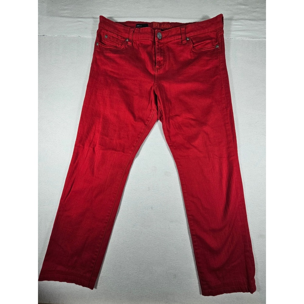 Kut from the‎ Kloth Diana Skinny Red Jeans Size 16 KP488MF3 Stretch Denim